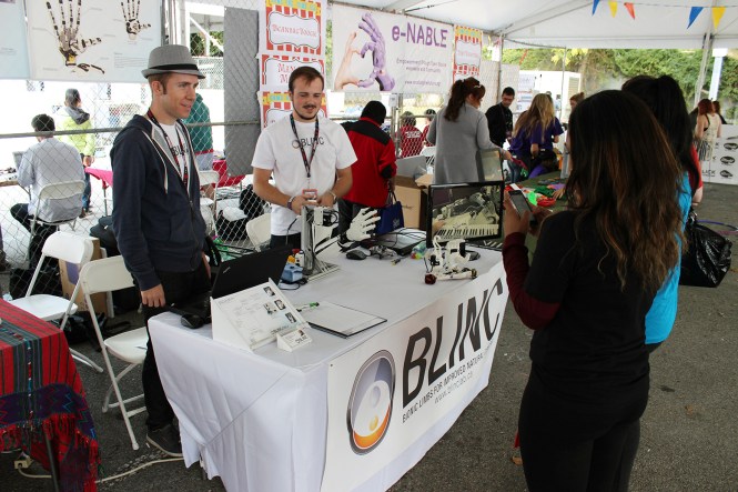 Our booth was snazzy.